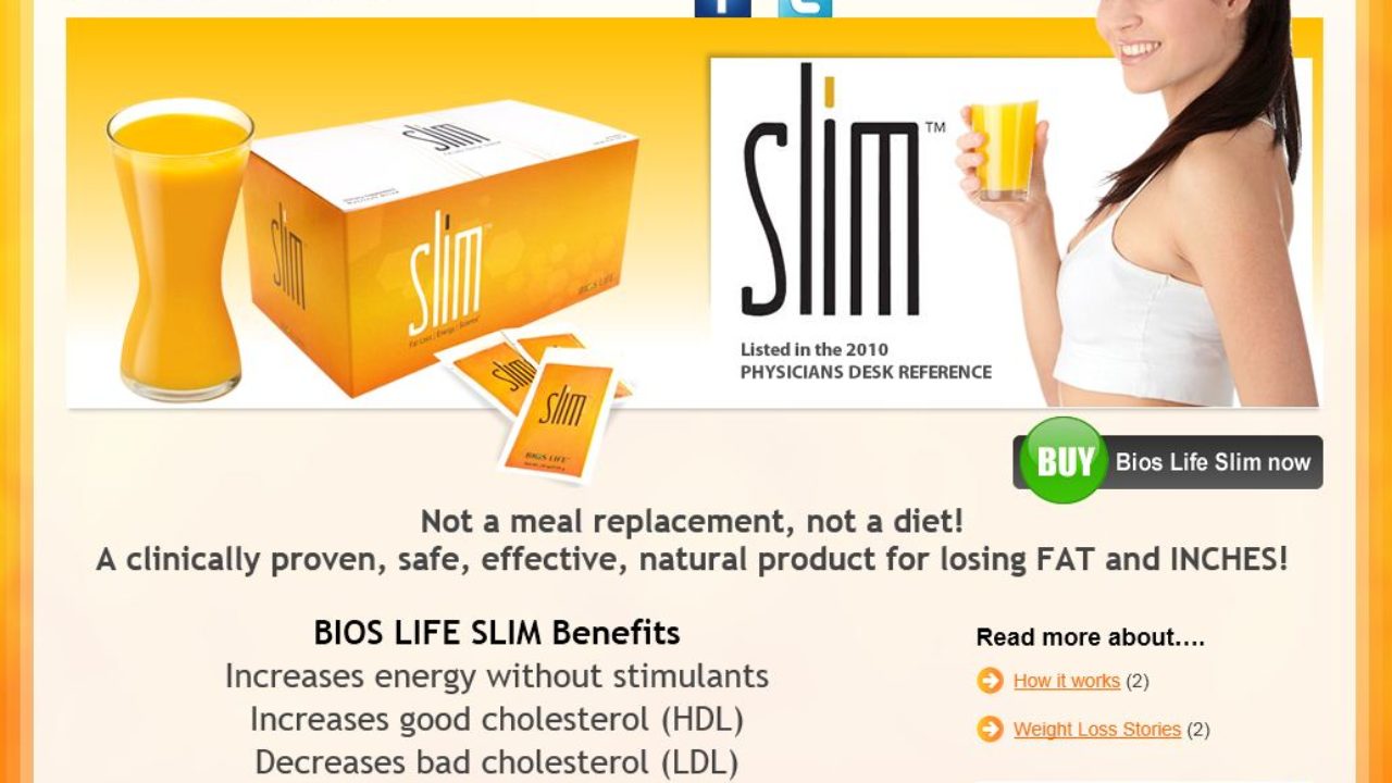 how to consume bios life slim