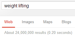 manage adwords weight lifting search