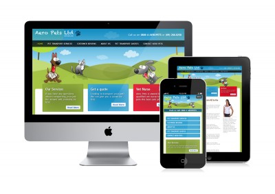 Aero Pets new website after being redesigned from the UK SEO companies disaster! aero pets pet transport overseas