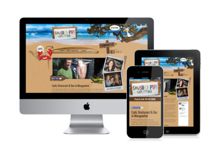 Smashed Pipi Cafe Bar Website Redesign
