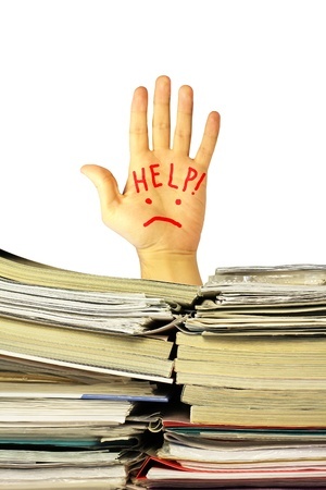 Being self employed means a bigger workload!
