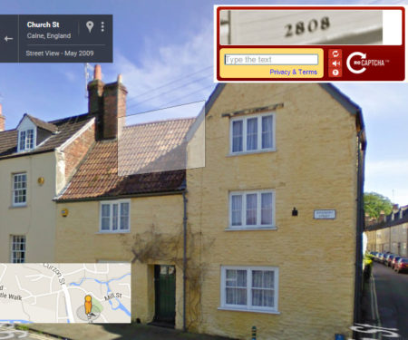 capcha used for address identification
