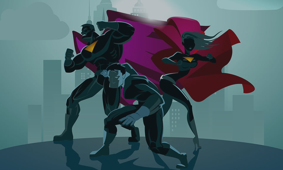 Superhero website designers