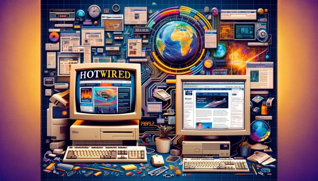 The simplicity of these websites revolutionised information accessibility Early online news platforms