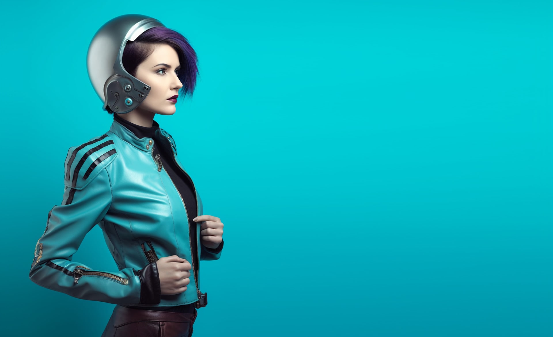 Futuristic Business woman who wants to get a Google Ads management quote