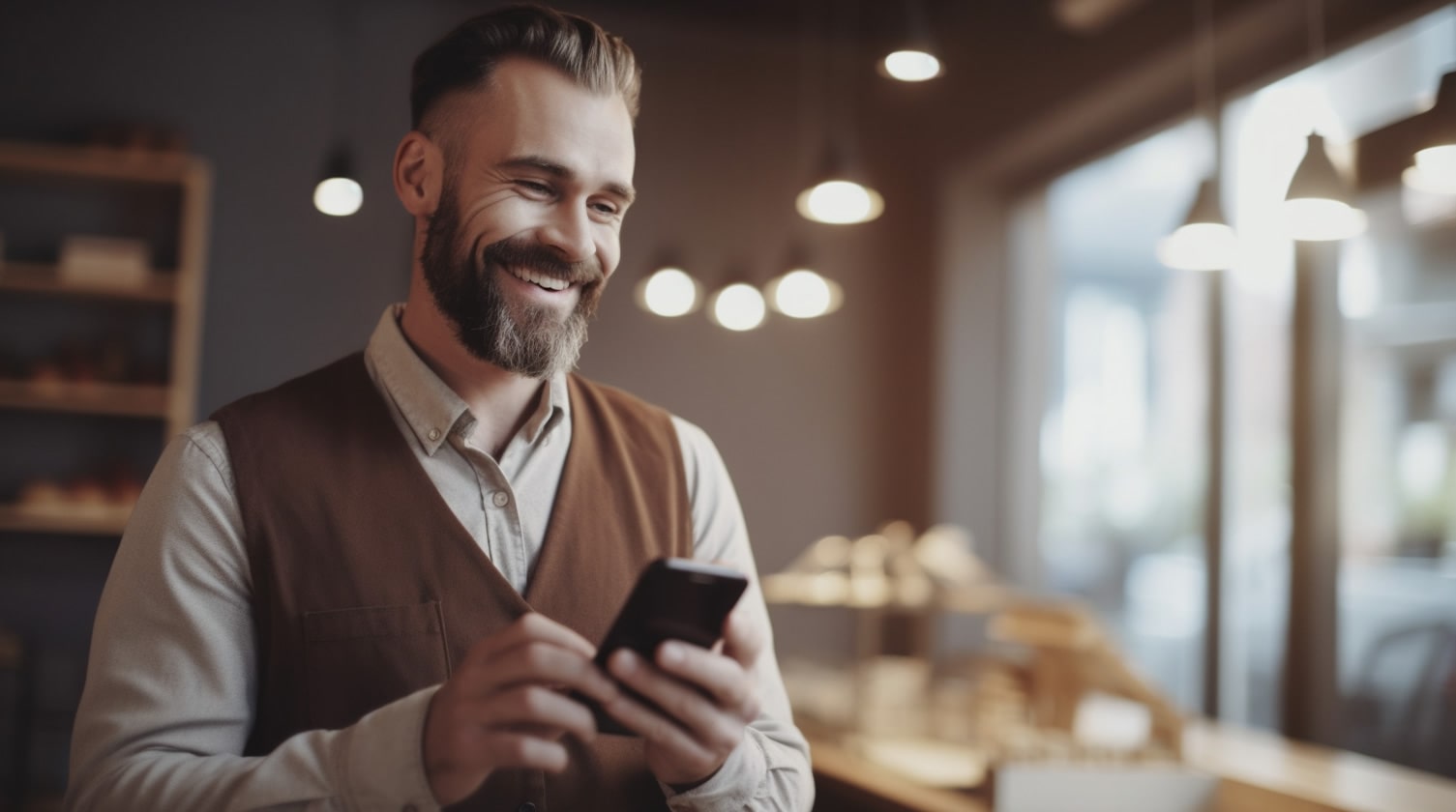 Business owner who is happy with the Quote for a Google Ads campaign