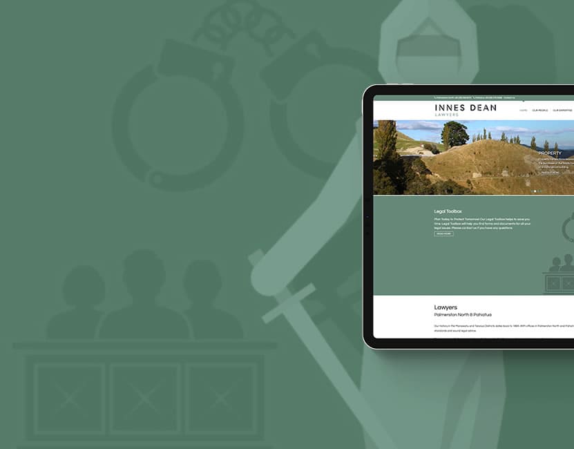Innes Dean Website Design