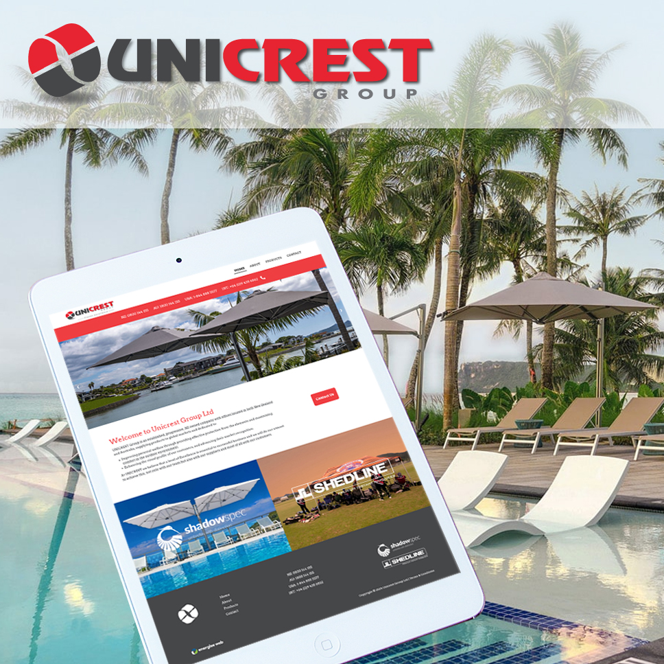 Unicrest Group website design