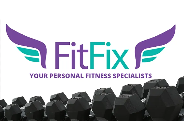 fit fix gym logo design
