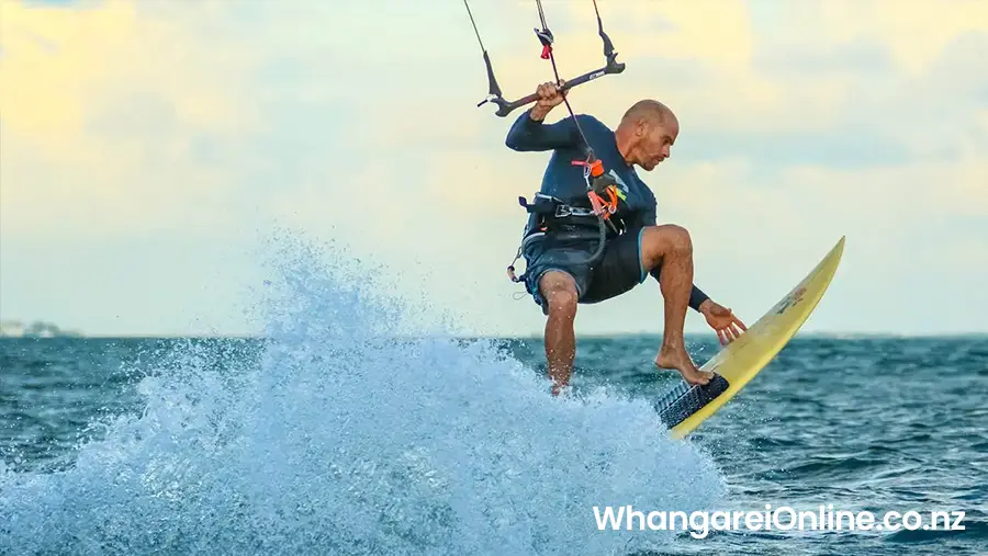 Kiteboarding in Whangarei, New Zealand